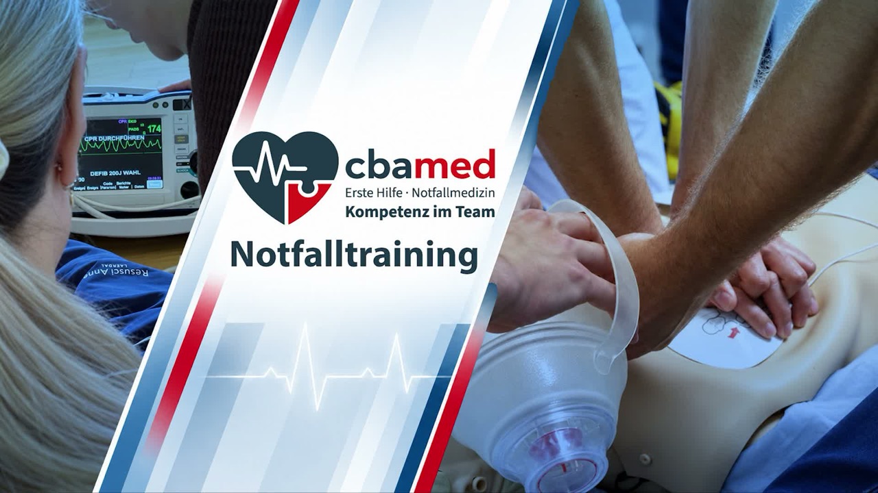 Vorschaubild: cbaMED-Notfalltraining im Video
